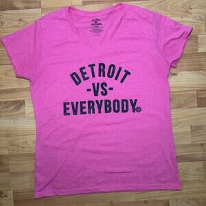 Detroit vs Everybody Women's V-neck Large